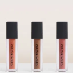 CUFFS N LASHES Set of 3 Mini Matte Liquid Lipstick 2ml each - Extra image 2
