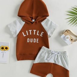 BAESD Unisex Kids Printed T-shirt with Shorts-image-99