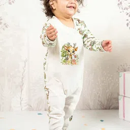 THE BABY TRUNK Boys Bambi Organic Cotton Romper-32