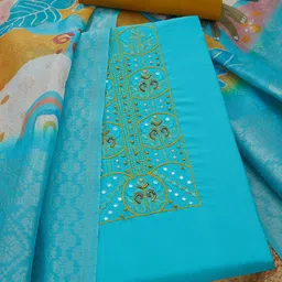 Soch Floral Embroidered Unstitched Dress Material-picture-58