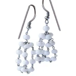 Shrim jewels Brass Plated Opal Stone Spherical Shaped Drop Earrings-picture-46