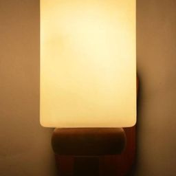 Somil Premium Designer Glass Wall / Night Lamp Elegant & Stylish Dcor Accent for Modern Interiors, color- White, Size:- 18 X 23 X 32 CM-image-82