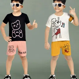 NAIVETY Boys Micky Casual T-shirt and Pant-image-74