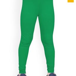 FRENCH KLEIDER Girls Pack Of 2 Mid-Rise Chudidar-Length Leggings-image-60
