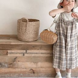 LULU & SKY Girls Checked Dungarees-picture-27