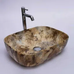 Premium Designer Ceramic Counter top basin(18x13x5) Nek ALPHA 137 Table Top Basin-image-50