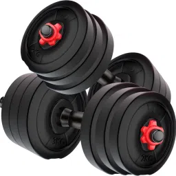 QUALITY Pvc 10 Kg (2.5 Kg X 4 ) Adjustable Dumbbell Set Adjustable Dumbbell-13