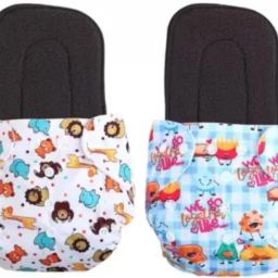 Baby Reusable Cloth diapers + Insert Pad, Adjustable-image-38