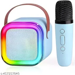 4uonly K12 Speaker Bluetooth Wireless Karaoke Mic Speaker Bluetooth JHG3 56 W Bluetooth Party Speaker image 2