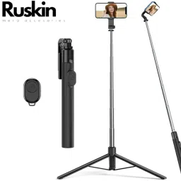 Pharaoh Y17 Selfie Stick Tripod for Photography with Bluetooth remote Selfie Stick 180cm Tripod, Monopod Kit, Tripod Kit-21