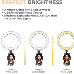Techpunch LED Selfie Light For Photo Studio Youtube Make Up Camera Video Light Ring Flash image 4
