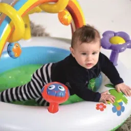 Inflatable play pool level With Free Pump Inflatable Swimming Pool-32