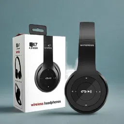 SPORTS p-47 HEADPHONE Bluetooth(Red, On the Ear)qwe12 Bluetooth Headset-image-33