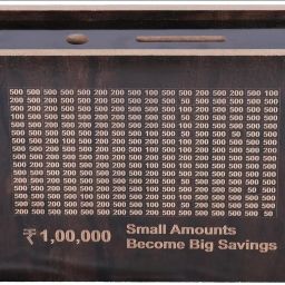 100000 Rupees Money Saving Coin Piggy Bank | Wooden Piggy Bank Coin Bank Coin Bank-image-7