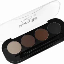 Eyebrow Powder Cake with brush Brow Palette Eyebrow Enhancer Waterproof 4 in one 8 g-0