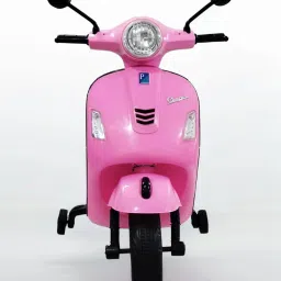 VESPA PINK ELECTRIC RIDE ON SCOOTER FOR 3- 7 YEAR KIDS Scooter Battery Operated Ride On-picture-23
