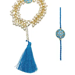 FURE String of Pearls Bracelet Lumba & Rakhi Set-image-88