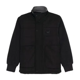 Status Quo Boys Geometric Colourblocked Tailored Jacket with Patchwork-image-11