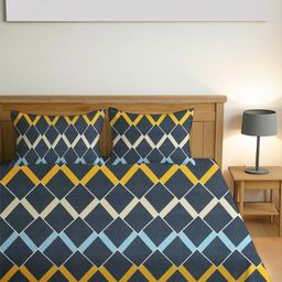 IVAZA Navy Blue Bedsheets-picture-7
