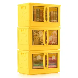 Aura Yellow Set of 3 Regular Drawer Organiser Organisers-15