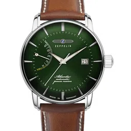 ZEPPELIN Men Dial & Leather Straps Analogue Multi Function Automatic Motion Powered Watch 84624 image 2