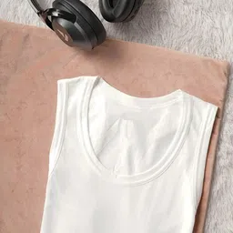 CAVENDERS White Cotton Innerwear Vests-image-36