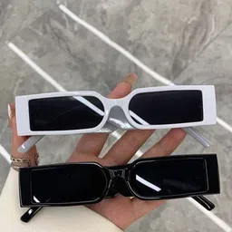 Arzonai Unisex Fashion with UV Protected Lens MC-STAN-WHITE-BLACK Sunglasses-picture-51