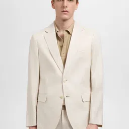 MANGO MAN Amalfi Linen Slim Fit Suit Blazer-picture-52