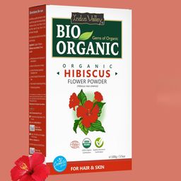 Indus Valley Bio Organic Hibiscus Flower Powder Hair Mask - 100 g-17