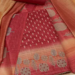 Soch Women Printed Unstitched Dress Material-image-5