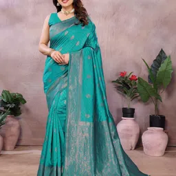 Shriyangan Woven Design Zari Pure Silk Kanjeevaram Saree-image-57