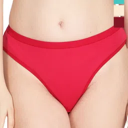 Liigne Pack Of 4 Cotton Mid Rise Basic Briefs VCPC1988-XS-image-88