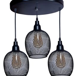 GAUVIK Black Textured Ceiling Lamp-18