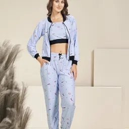 Bannos Swagger Women Printed Night suit-image-99