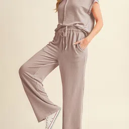 KPOP Round Neck Top With Trouser Co-Ords-picture-14