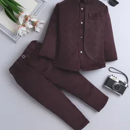 FOURFOLDS Boys Blazer With Trousers-image-78