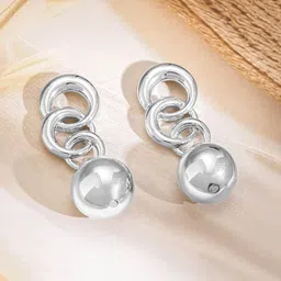 Rubans Set of 2 18K Gold-Plated Classic Shaped Studs image 4
