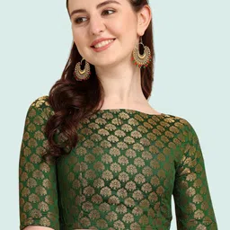 Moda Rapido Woven Design Saree Blouse-image-91
