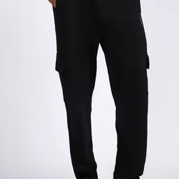 KLOTHFIT Men Regular Fit Low-Rise Cotton Cargos Trousers-image-79