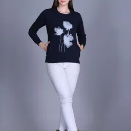 SPORTIZM Women Graphic Printed Sweatshirt-picture-28