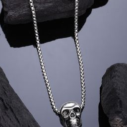 AQUATAN Men Silver-Plated Antique Chain-image-78