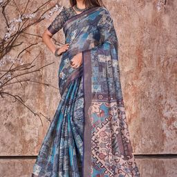 VS MALL Silk Cotton Saree-image-23