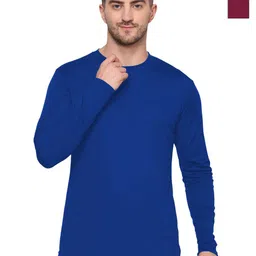TQH Men Pack of 2 Dri-FIT Solid Round Neck Slim Fit T-shirts-picture-9