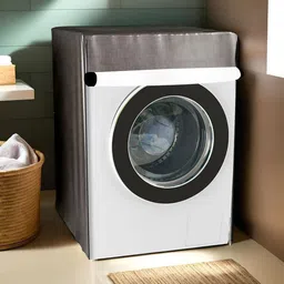 Kuber Industries Brown Light Weight Front Load Washing Machine Cover-image-35