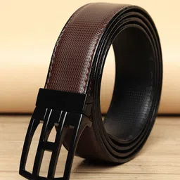 Killer Men Textured Reversible Formal Belt-image-97