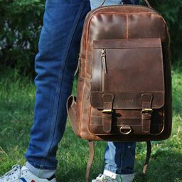 Celtic Unisex Brown Backpack-28