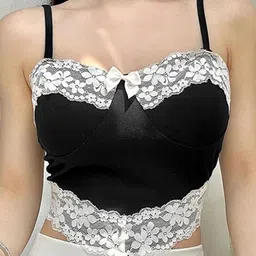 LULU & SKY Floral Print Bralette Top-image-85