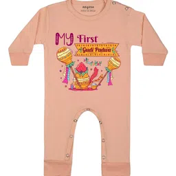 Arvesa My First Gudi Padwa Printed Bodysuit-image-39