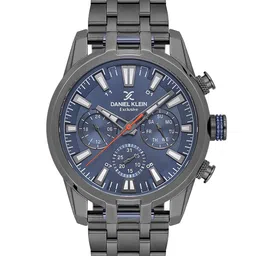 Daniel Klein Exclusive Men Round Dial & Straps Analogue Chronograph Watch DKX.1.13802-3-image-56