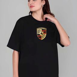 Moda Rapido Women Graphic Printed Round Neck Cotton Oversized T-shirt-picture-0